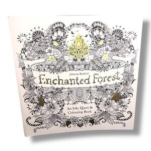 New Enchanted Forest By Johanna Basford Coloring Activity Book Paperback Hobby